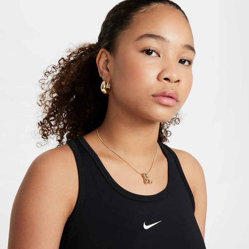 Dri-Fit One Tank-Top Mädchen-Schwarz,Weiß