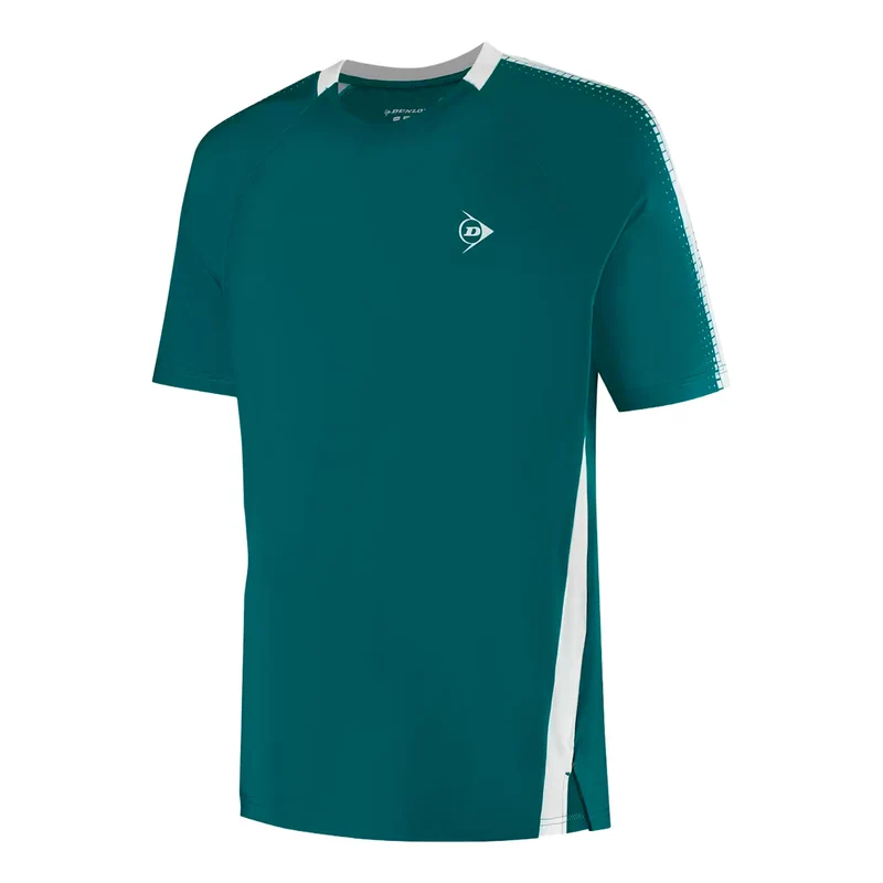 Game T-Shirt Herren-dunkelgrün, weiß