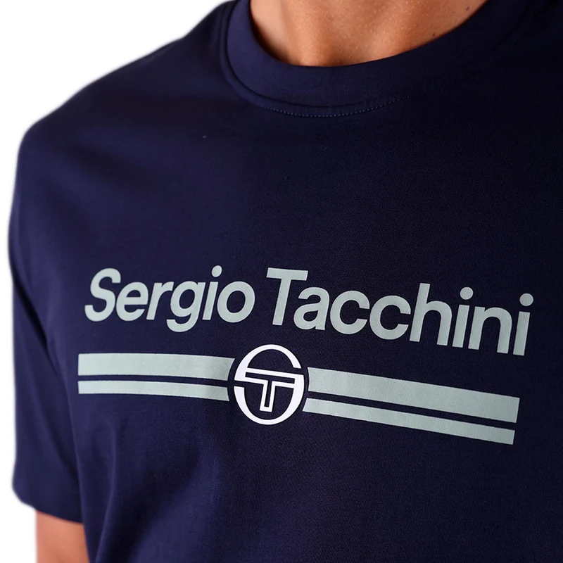 Marchio Co T-Shirt Herren - dunkelblau, weiß