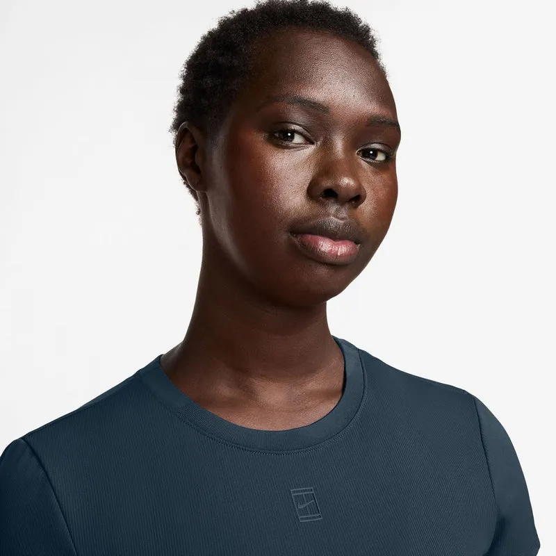 Court Dri-FIT Advantage T-Shirt Damen - dunkelblau, dunkelblau