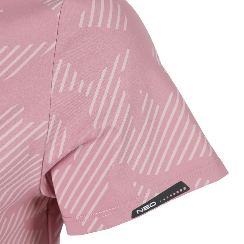 Feel the Vybe AOP Laufshirt Damen-mauve