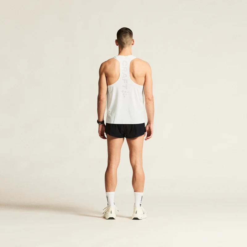 Race Day Laufshirt Herren - weiß