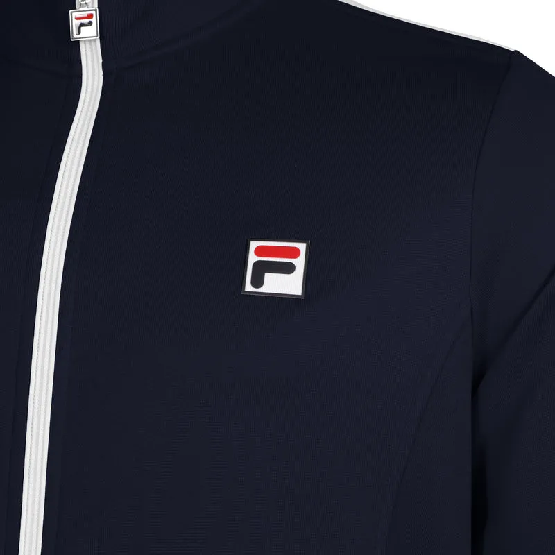 Jacket Manuel Trainingsjacke Herren - dunkelblau, weiß