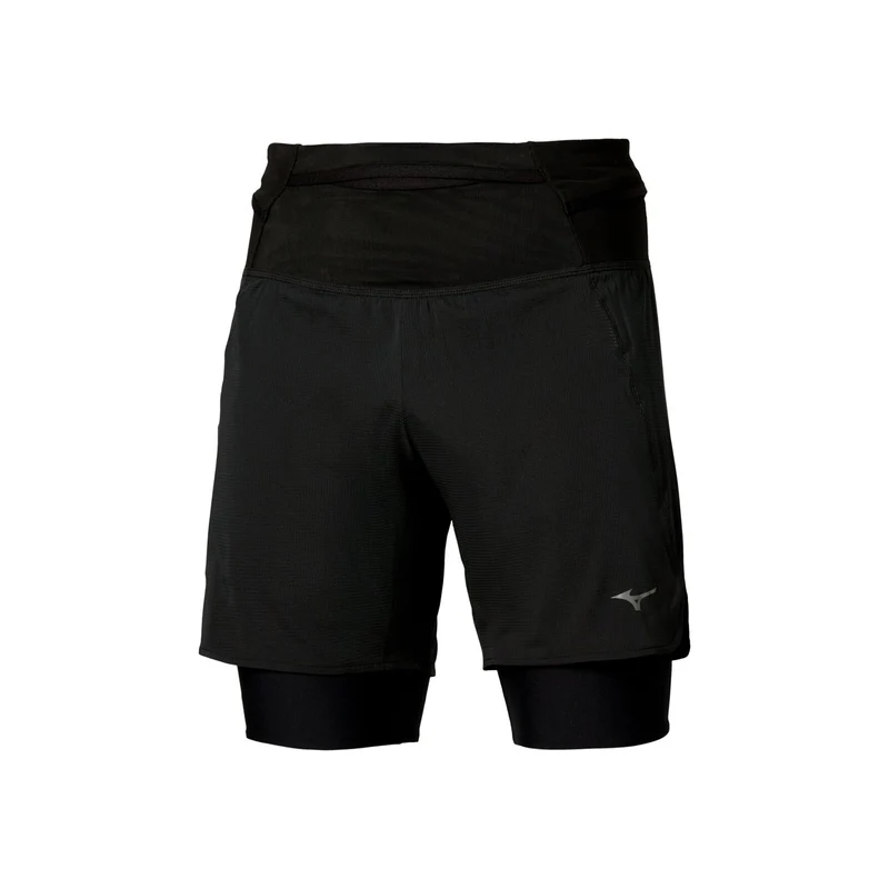 Trail Multipocket Trail 2in1 Laufshorts Herren - schwarz