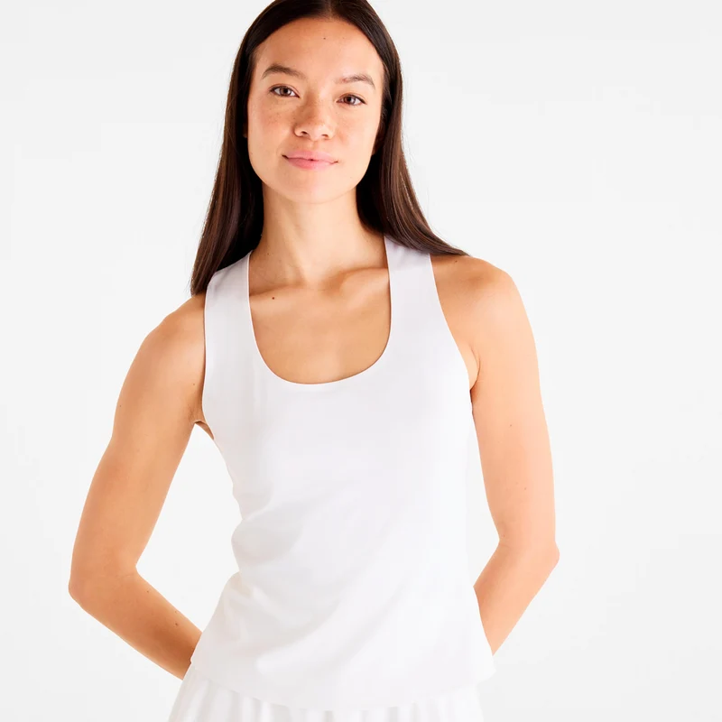 Tournament Tank-Top Damen-weiß, grau