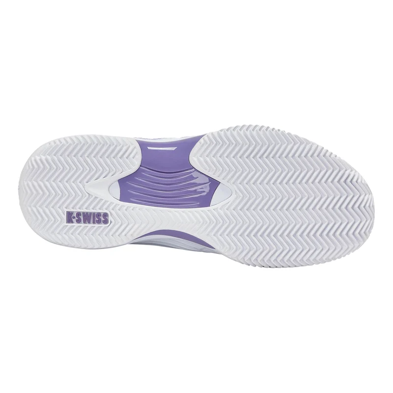 Hypercourt Express 3 Sandplatzschuh Damen - weiß, lavendel