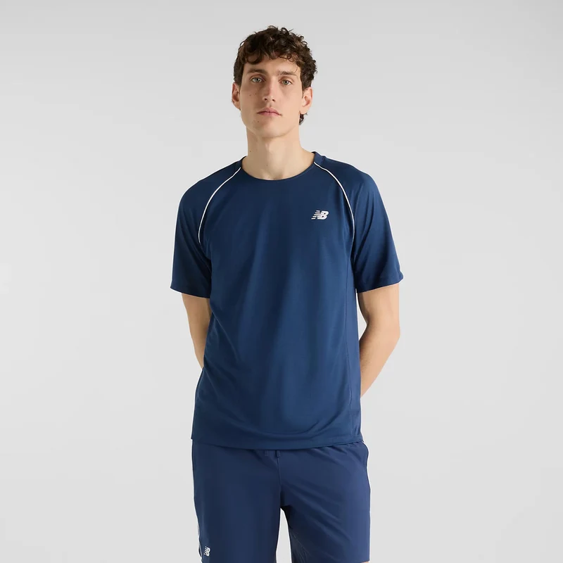 Tournament T-Shirt Herren-dunkelblau, weiß