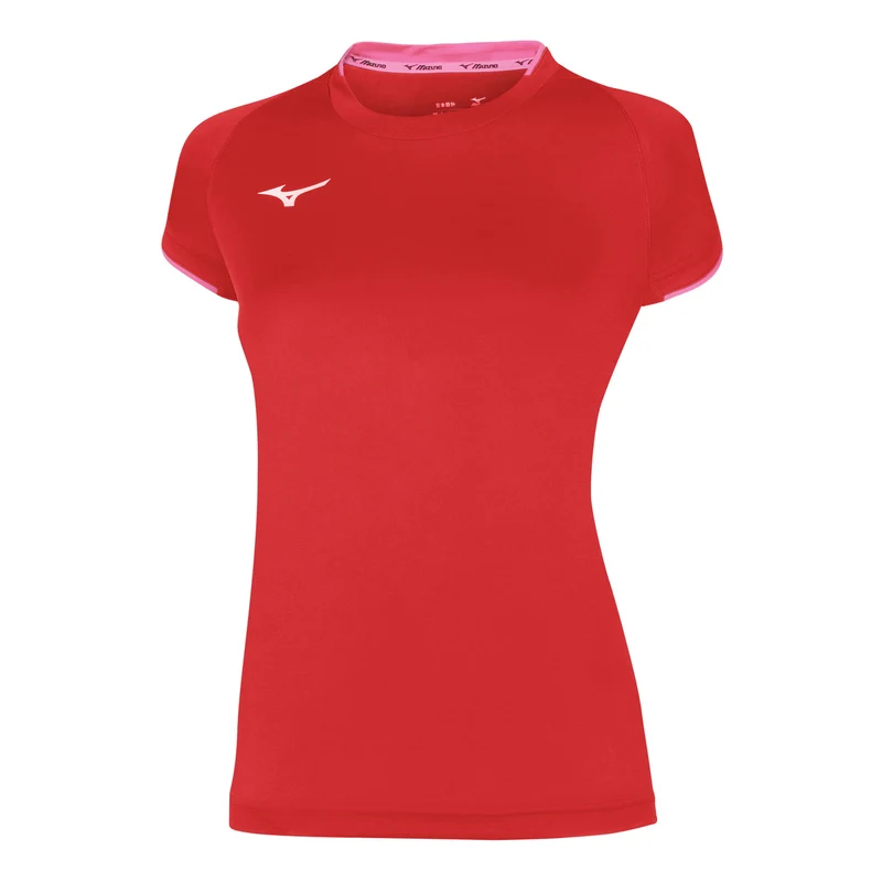 Core T-Shirt Damen - rot, pink
