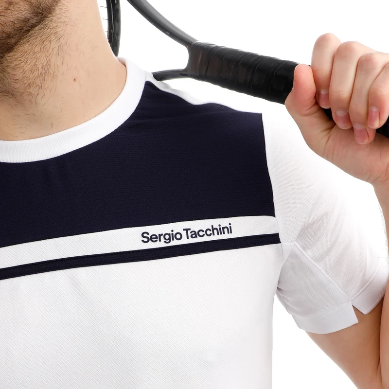 Riflesso PL T-Shirt Herren - weiß, dunkelblau