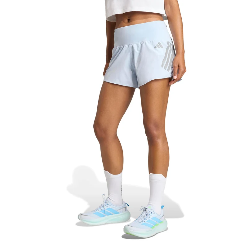 adi365 4in Laufshorts Damen-blaugrau