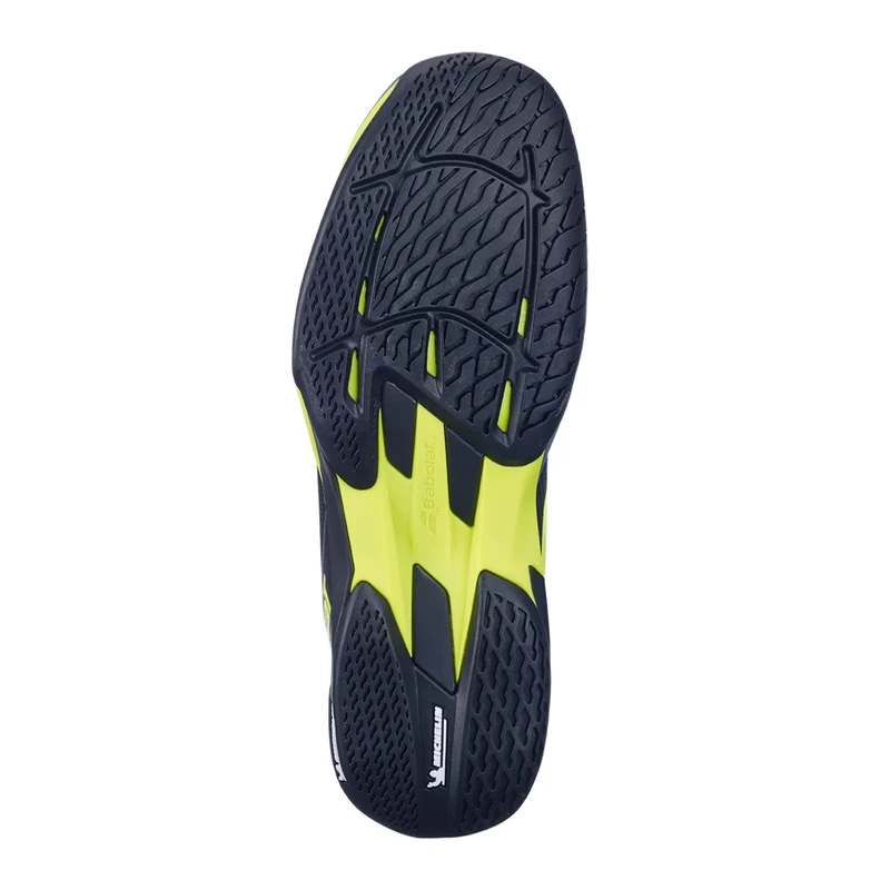 Jet Mach 4 Allcourtschuh Herren - schwarz, neongelb