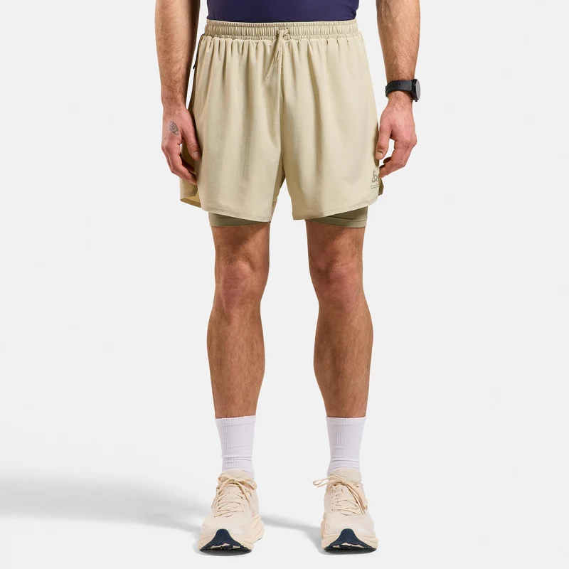Zeroweight 5in 2in1 Laufshorts Herren-grau
