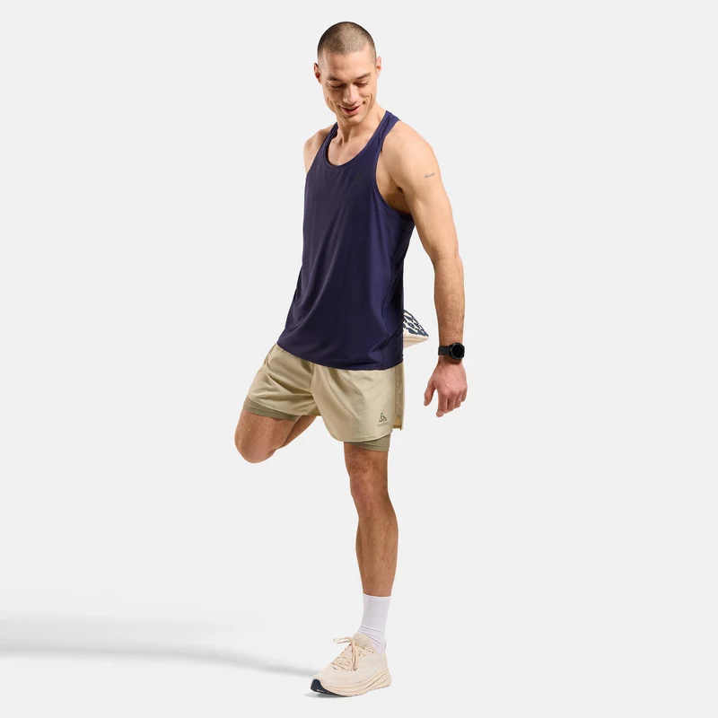 Zeroweight 5in 2in1 Laufshorts Herren-grau