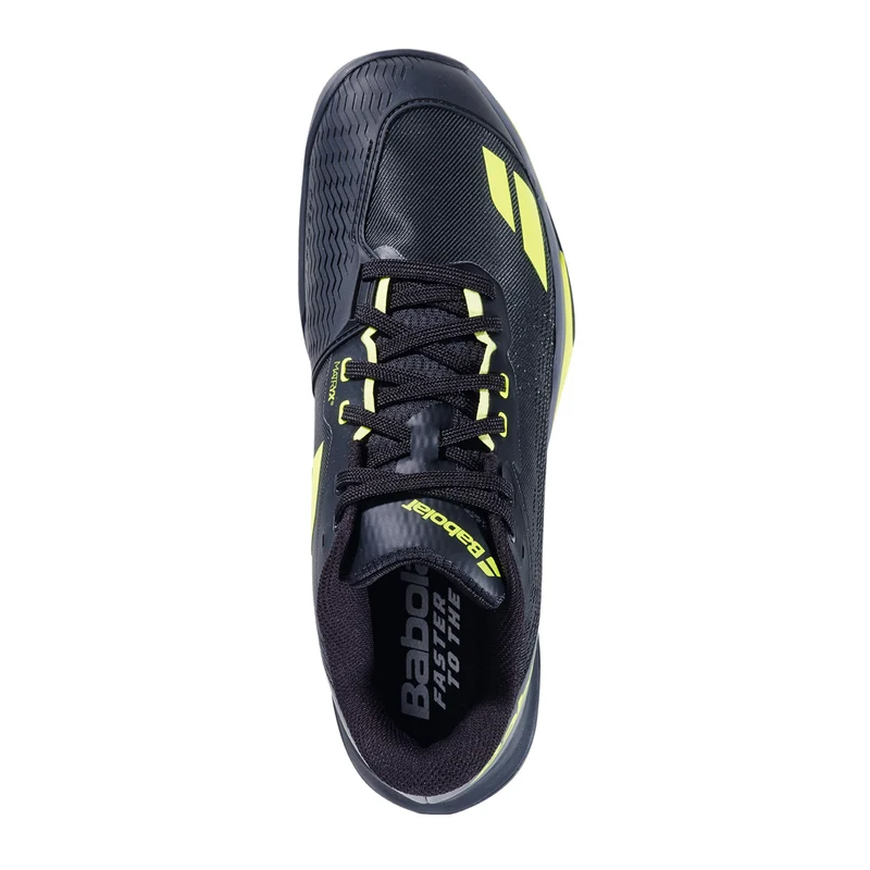 Jet Mach 4 Sandplatzschuh Herren - schwarz, neongelb