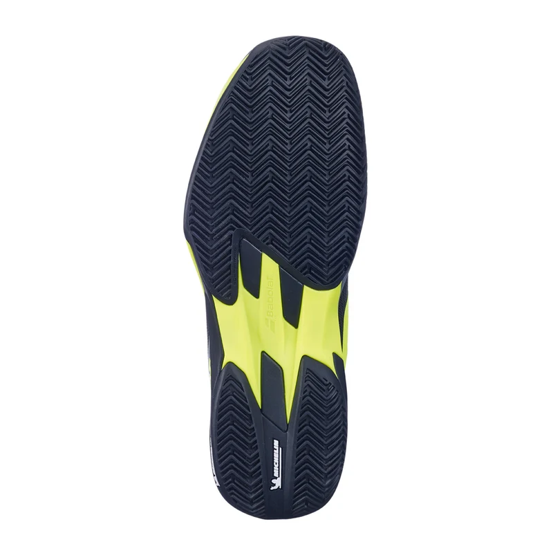 Jet Mach 4 Sandplatzschuh Herren - schwarz, neongelb