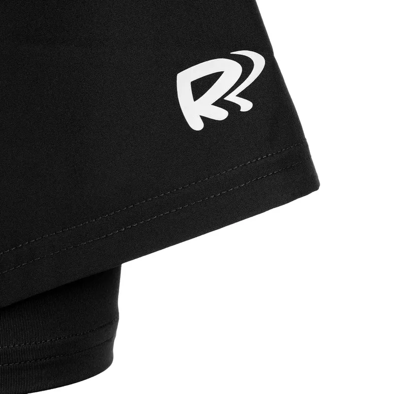 Teamline 2in1 Shorts Damen - schwarz