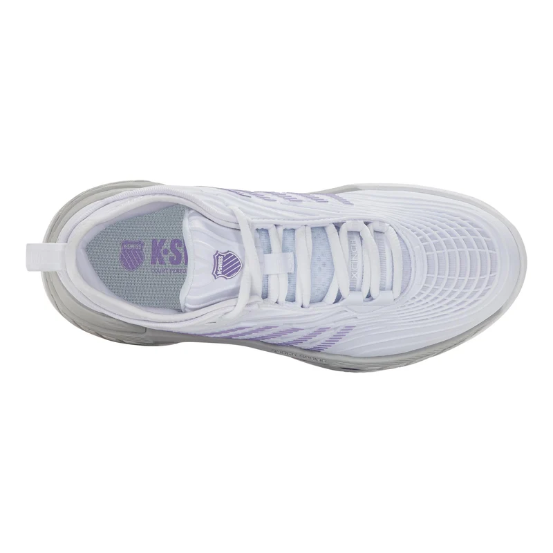 Hypercourt Supreme 2 Sandplatzschuh Damen - weiß, lavendel