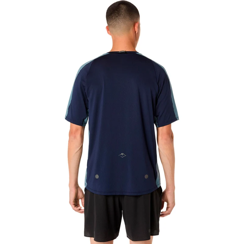 Fujitrail Elite Laufshirt Herren-dunkelblau, grau