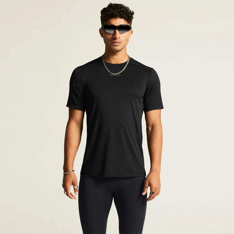 ADV Essence Laufshirt Herren - schwarz