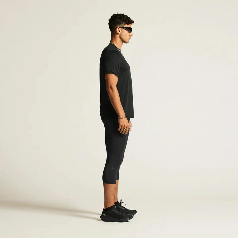 ADV Essence Laufshirt Herren - schwarz