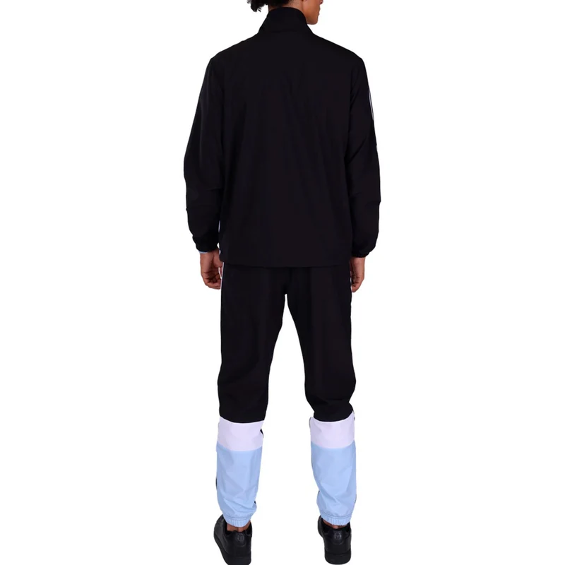 Caspio Trainingsanzug Herren - schwarz, hellblau