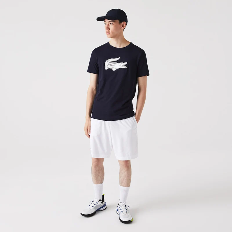 Core T-Shirt Herren - dunkelblau, weiß