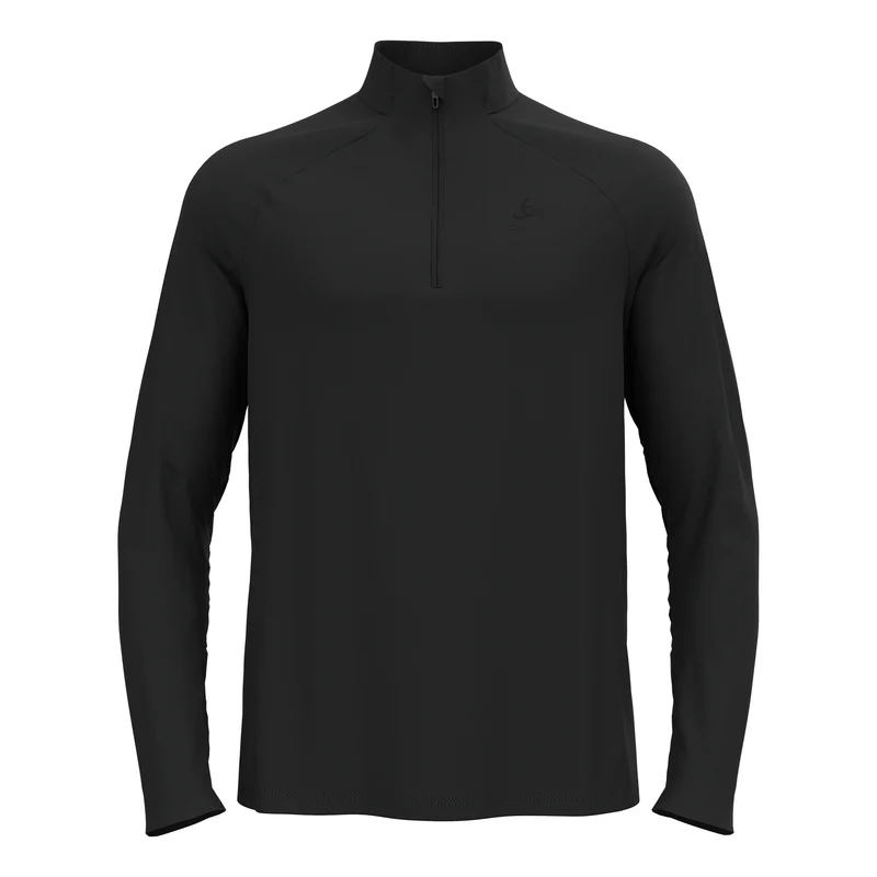 Essential 1/2 Zip Laufshirt Herren-schwarz