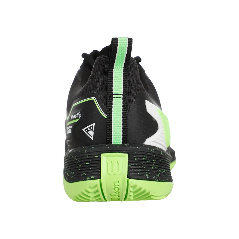 Rush Pro 4.5 Sandplatzschuh Herren-Schwarz,Hellgrün