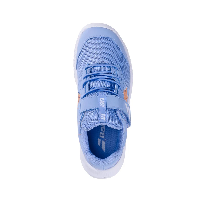 Pulsion Allcourtschuh Kinder - hellblau, weiß