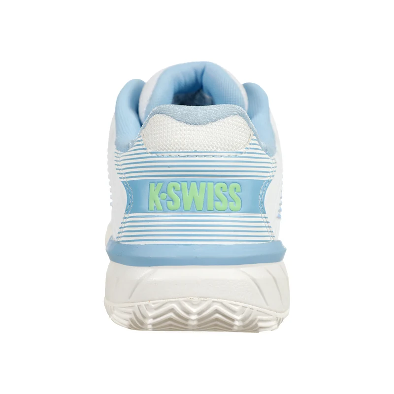 Hypercourt Express 2 Sandplatzschuh Damen-Weiß,Hellblau