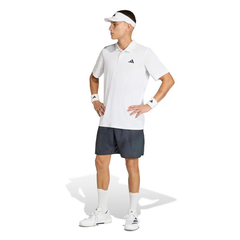 Club Graphic Polo Herren-weiß