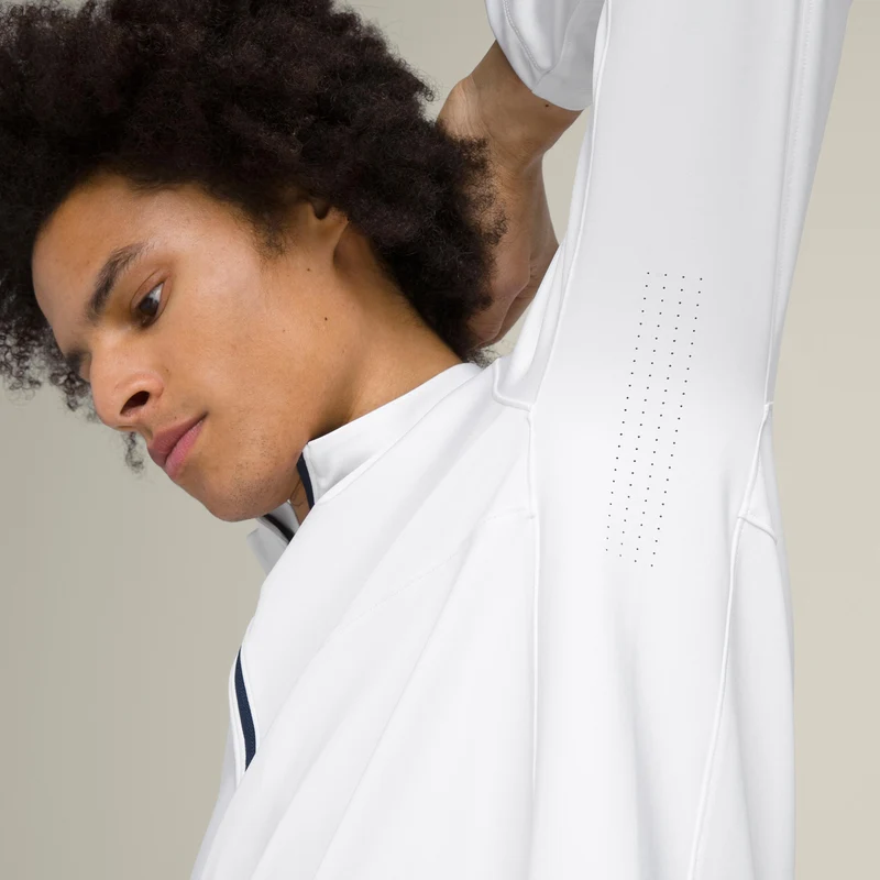 Elevate Performance Longsleeve Herren-Weiß