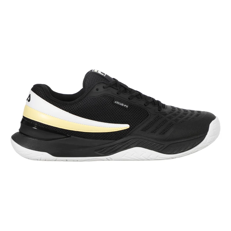 Axilus FX Allcourtschuh Herren - schwarz, gelb