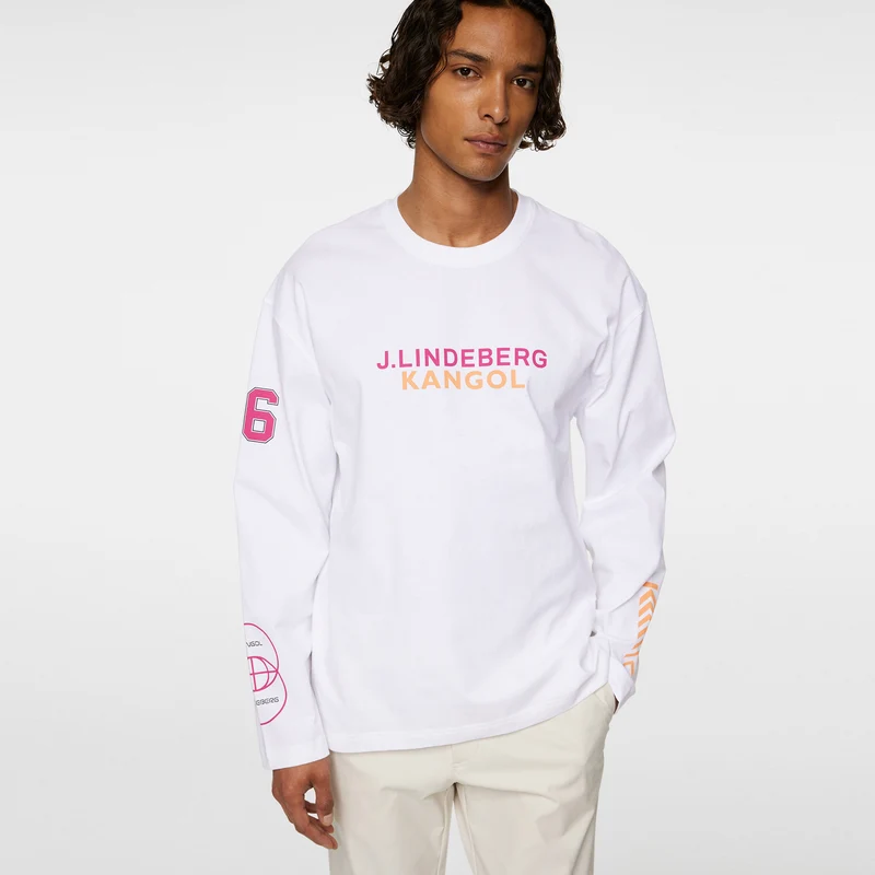 Kangol Davie Longsleeve Herren-Weiß