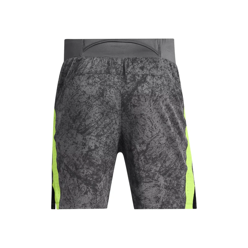 Launch Pro 7in Printed Laufshorts Herren-Grau,Grün