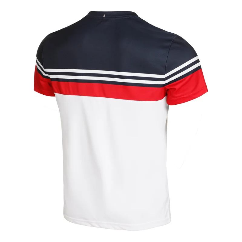 Malte T-Shirt Herren-Weiß,Rot