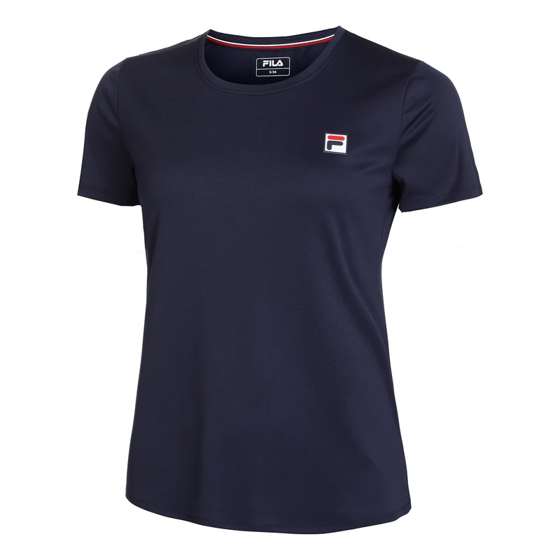 Leonie T-Shirt Damen-Dunkelblau,Weiß