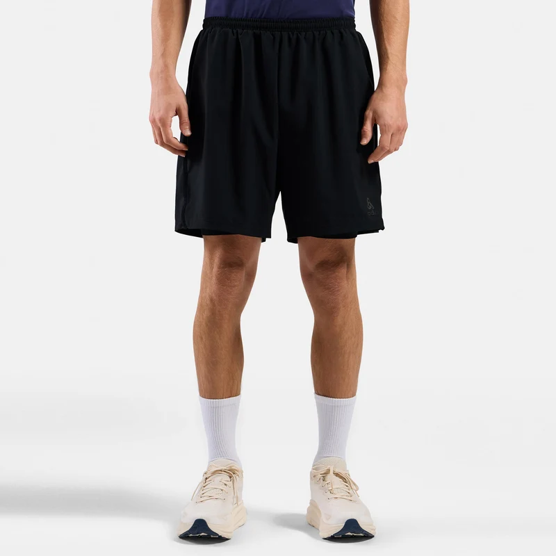 Essential 6in 2in1 Laufshorts Herren-schwarz