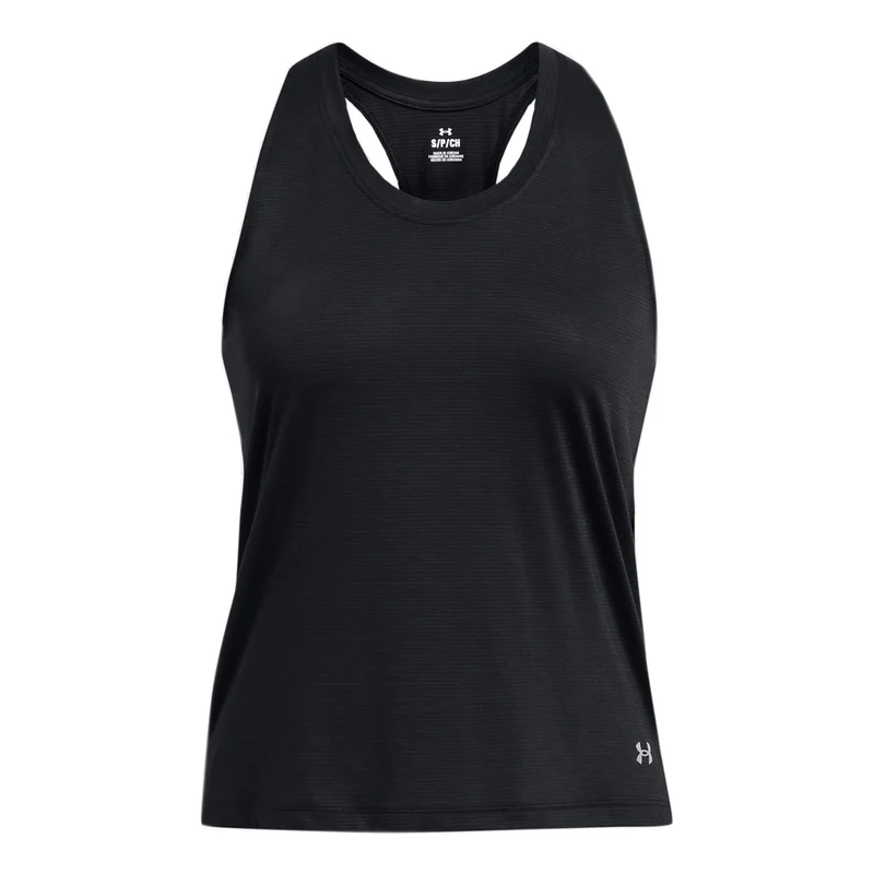 Streaker Lauftop Damen-Schwarz