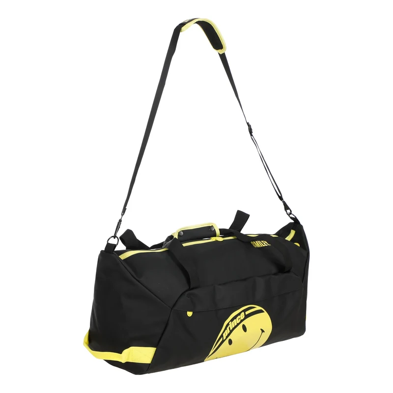 Smiley Sporttasche - schwarz