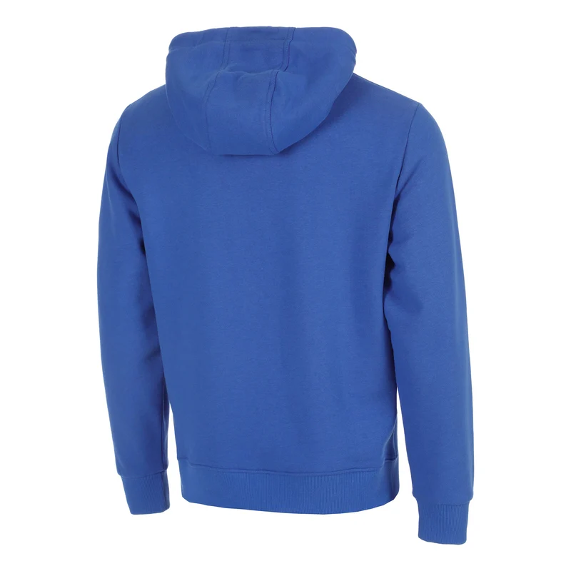 Crush Scraped Hoody Herren-blau, weiß