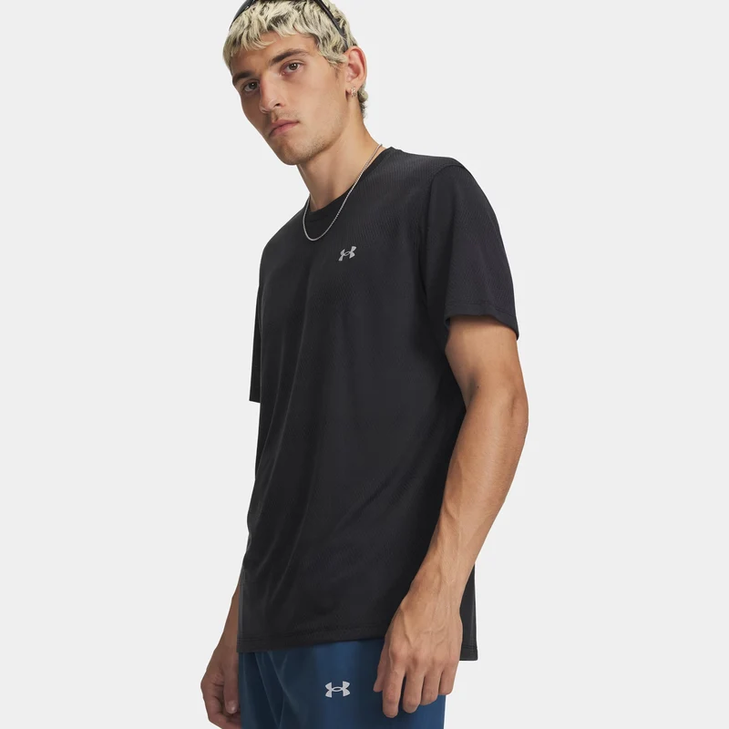 Velociti Laufshirt Herren - schwarz, silber