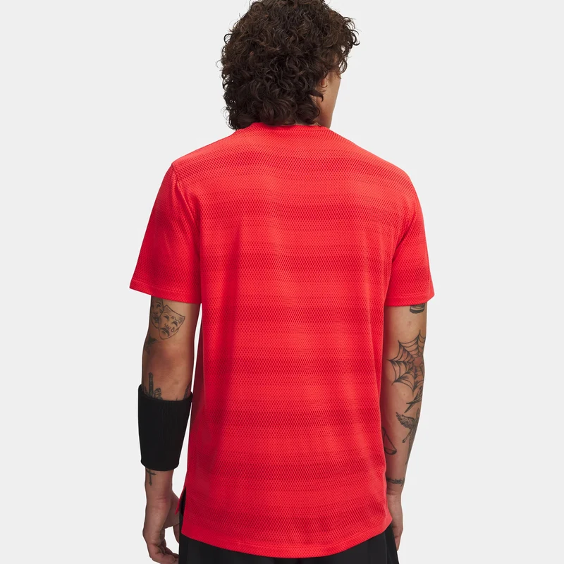 Velociti Laufshirt Herren - rot, silber