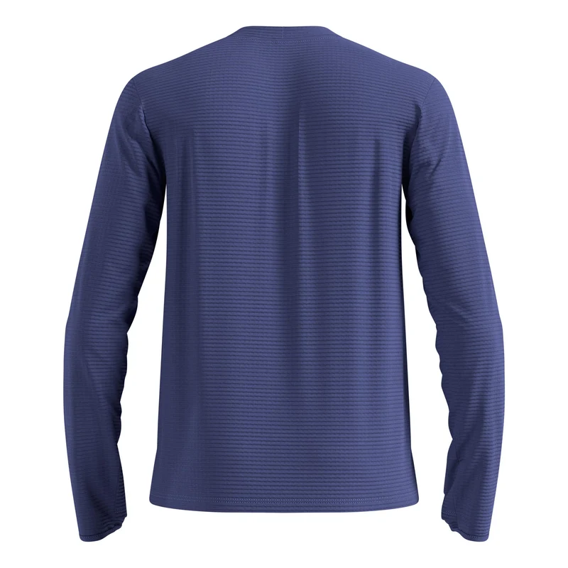 Essential Thermal Midlayer Laufshirt Herren - blau