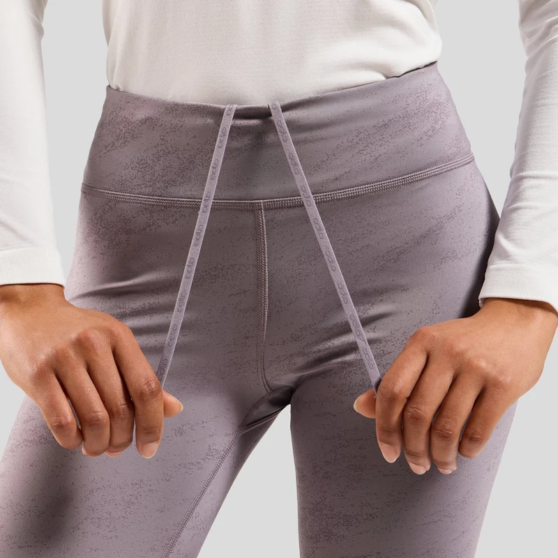 Zeroweight Print Reflective Lauftight Damen-Grau