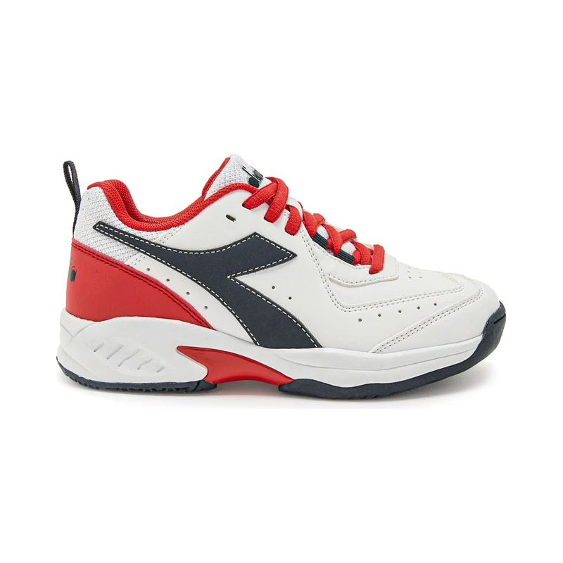 S. Challenge 5 SL Allcourtschuh Kinder - weiß, rot
