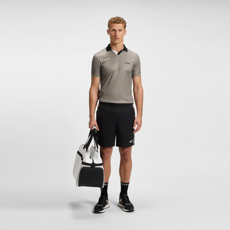 Palle TOC Polo Herren-Grau,Schwarz