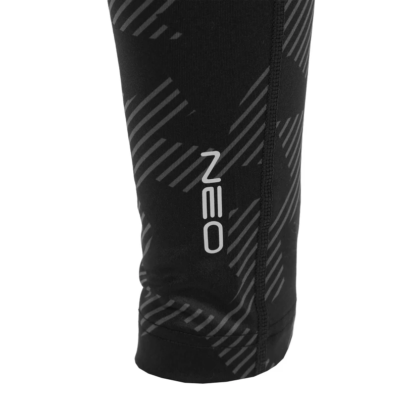 Feel the Vybe AOP warm Lauftight Damen-schwarz
