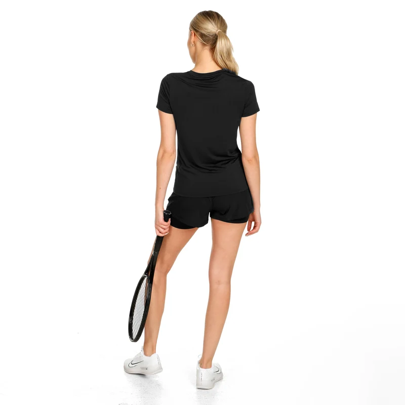 Point 2in1 Shorts Damen-Schwarz