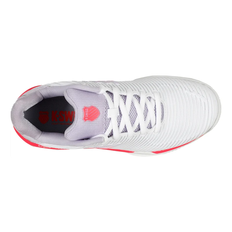 Hypercourt Express 2 Sandplatzschuh Damen-Weiß,Koralle